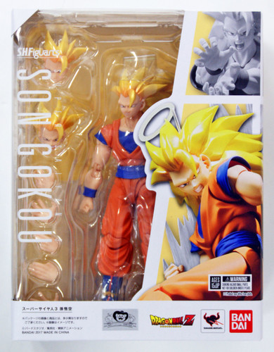 Bandai 149484 S.H. Figuarts Dragon Ball Super Saiyan 3 Son Goku Action Figure