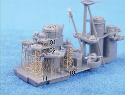 Fujimi TOKU SP69 IJN Battleship Haruna DX 1/700 scale kit