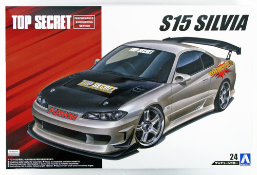 Aoshima 53553 Top Secret S15 Silvia '99 (Nissan) 1/24 scale kit