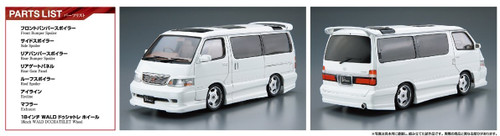 Aoshima 53553 AZ-Max KZH100 Hiace Wagon '99 (Toyota) 1/24 scale kit
