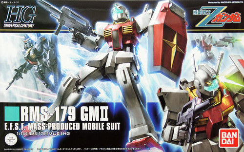 Bandai HGUC 131 Gundam RMS-179 GM II 1/144 Scale Kit
