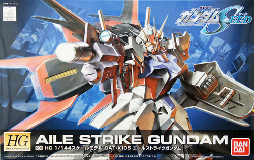 Bandai R01 AILE STRIKE Gundam 1/144 Scale Kit (HG Gundam Seed)