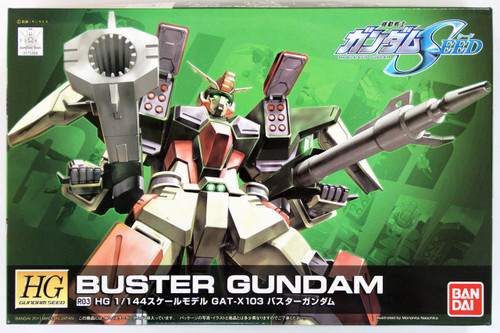 Bandai R03 BUSTER Gundam GAT-X103 1/144 Scale Kit (HG Gundam Seed)