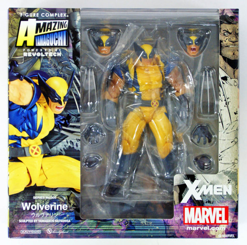 Kaiyodo Amazing Yamaguchi 005 X-Men Wolverine Action Figure