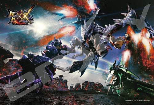 Ensky Jigsaw Puzzle 300-1193 Monster Hunter XX Sky Comet Dragon Barufaruku Valfalk (300 Pieces)