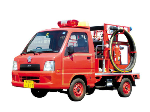 Aoshima 51429 The Model Car 50 Subaru Sambar Fire Engine 1/24 scale kit