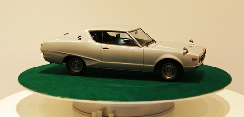 Aoshima 53515 The Model Car 51 NISSAN GC111 Skyline HT2000GTX-E S '76 1/24 scale kit
