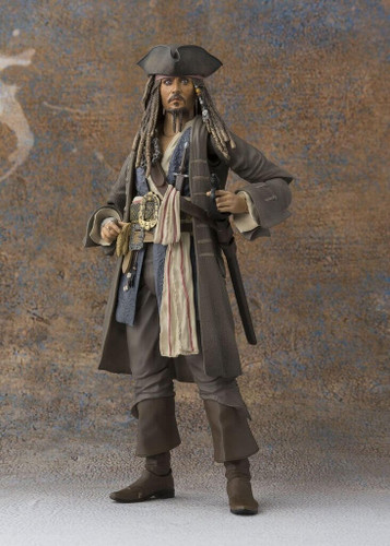 Bandai 147756 S.H. Figuarts Pirates of the Caribbean Captain Jack Sparrow Figure