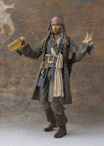 Bandai 147756 S.H. Figuarts Pirates of the Caribbean Captain Jack Sparrow Figure