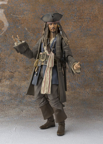 Bandai 147756 S.H. Figuarts Pirates of the Caribbean Captain Jack Sparrow Figure
