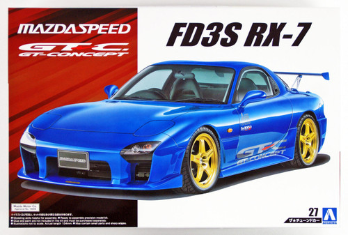 Aoshima 53584 MAZDASPEED FD3S RX-7 A-SPEC GT-C '99 (MAZDA) 1/24 scale kit