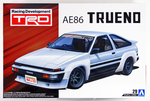 Aoshima 53607 TRD AE86 TRUENO N2 '85 (TOYOTA) 1/24 scale kit