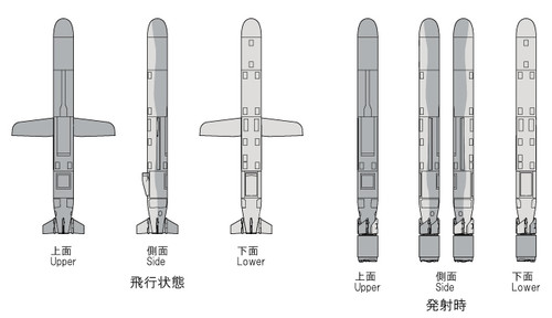 Fine Molds FP29 Tomahawk Cruise Missile 1/72 scale kit
