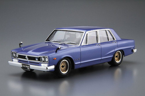 Aoshima 53478 The Model Car 46 NISSAN GC10 SKYLINE 2000GT '71 1/24 scale kit