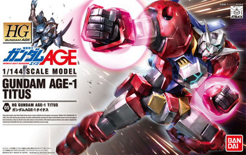 Bandai Gundam HG AGE-05 Gundam AGE-1 TITUS 1/144 Scale Kit