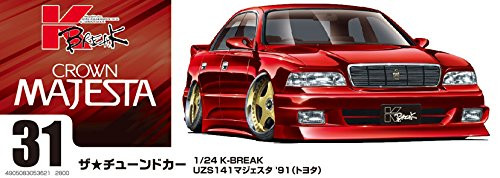Aoshima 53621 K-BREAK UZS141 MAJESTA '91(TOYOTA) 1/24 scale kit