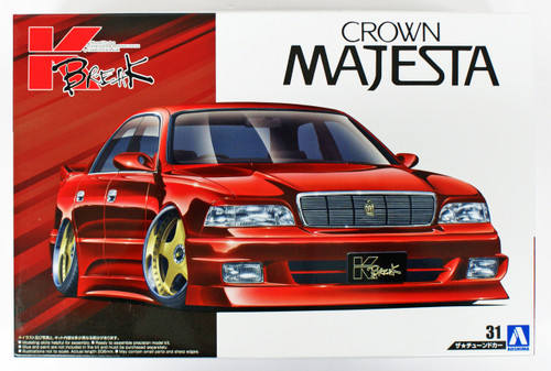 Aoshima 53621 K-BREAK UZS141 MAJESTA '91(TOYOTA) 1/24 scale kit
