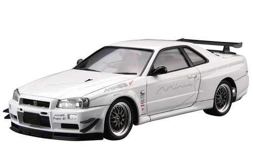 Aoshima 53652 Mine's BNR34SKYLINE GT-R '02 (NISSAN) 1/24 scale kit