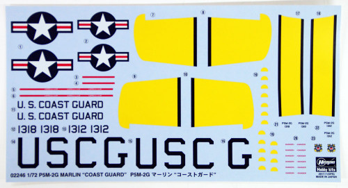 Hasegawa 02246 P5M-2G Marlin "Coast Guard" 1/72 scale kit