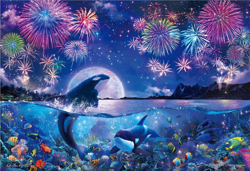 Epoch Jigsaw Puzzle 58-503s Lassen Dramatic Night II (450 S-Pieces)