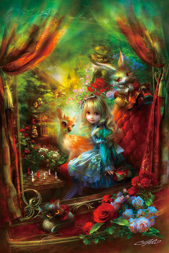 APPLEONE Jigsaw Puzzle 300-330 SHU Alice Locomotion (300 Pieces)