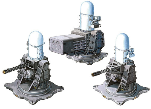 Fine Molds WA34 Close In Weapon System (For US Navy, JMSDF, etc) 1/700 scale kit