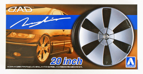 Aoshima 54277 Tuned Parts 63 1/24 GARSON D.A.D ZUENGLEIN 20inch Tire & Wheel Set