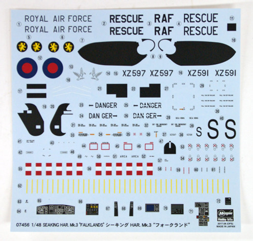 Hasegawa 07456 Seaking Har. Mk.3 "Falklands" 1/48 scale kit