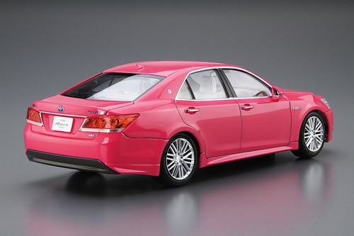 Aoshima 54048 TOYOTA AWS210 CROWN ATHLETE G '13 (PINK) 1/24 Pre-painted model Kit