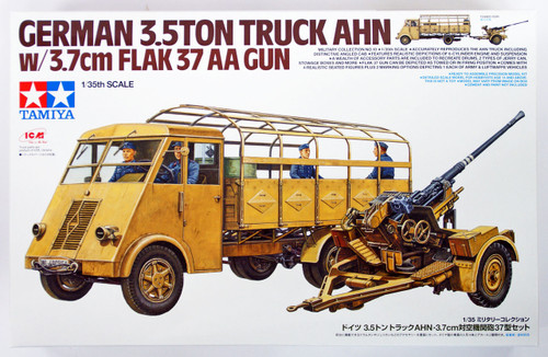 Tamiya 32410 German 3.5ton Truck AHN w/3.7cm Flak 37 AA Gun 1/35 scale kit