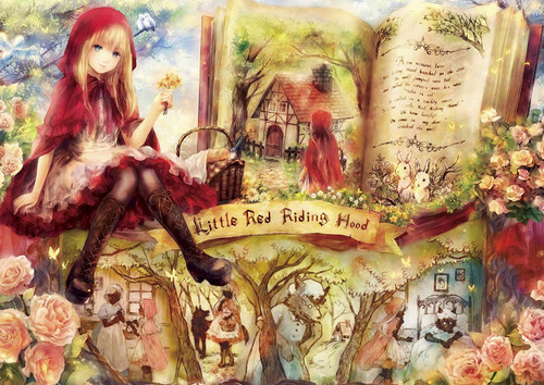 Epoch Jigsaw Puzzle 55-101 Art Onineko Little Red Riding Hood (216 S-Pieces)