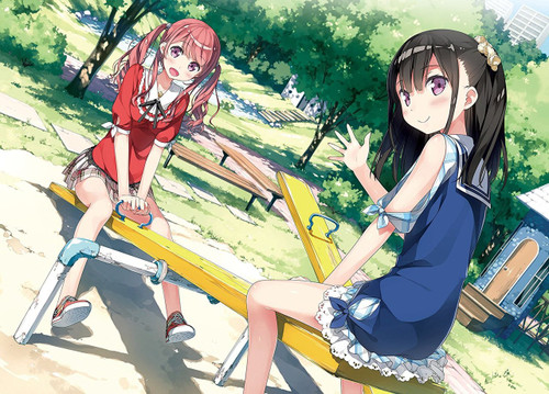 Epoch Jigsaw Puzzle 06-504 Japanese Illustrator Kantoku Seesaw (500 Pieces)
