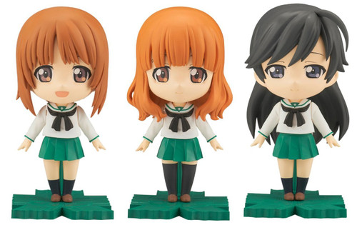 Bandai Petiture-Rise Girls Und Panzer Miho, Saori, Hana Plastic Model Kit 176206