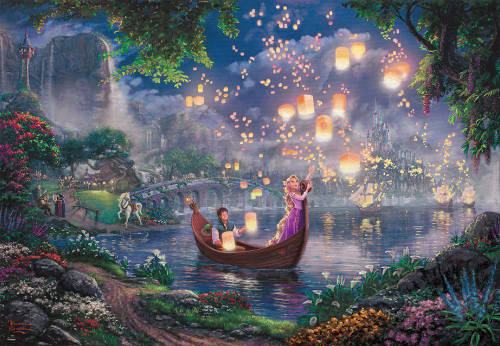 Tenyo Japan Jigsaw Puzzle D-1000-488 Disney Tangled Rapunzel (1000 Pieces)