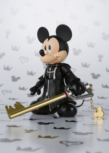 Bandai 191971 S.H. Figuarts King Mickey Action Figure (Kingdom Hearts II)