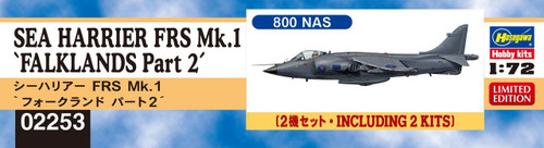 Hasegawa 02253 Sea Harrier FRS Mk.1 "Falklands Part 2" 1/72 scale kit