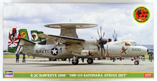 Hasegawa SP363 E-2C Hawkeye 2000 "VAW-115 Sayonara Atsugi 2017" 1/72 scale kit