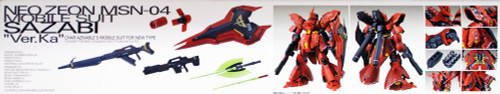 Bandai MG 222415 Gundam Neo Zeon MSN-04 Sazabi Version Ka with Special Decal 1/100 Scale Kit