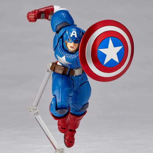 Kaiyodo Figure Complex Amazing Yamaguchi 007 Captain America Action Figure