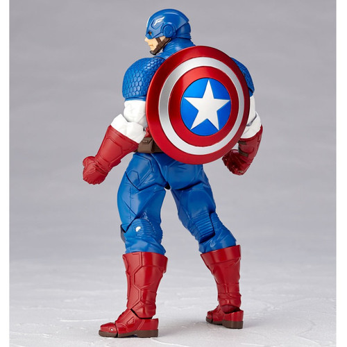 Kaiyodo Figure Complex Amazing Yamaguchi 007 Captain America Action Figure