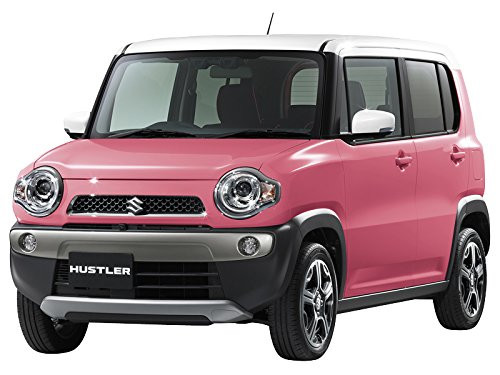 Aoshima 54154 Suzuki Hustler (Candy Pink Metalic) 1/32 scale pre-painted model kit