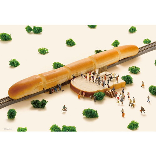Beverly Jigsaw Puzzle 93-131 Tatsuya Tanaka Miniature Art Bread Shinkansen Bullet Train (300 Pieces)