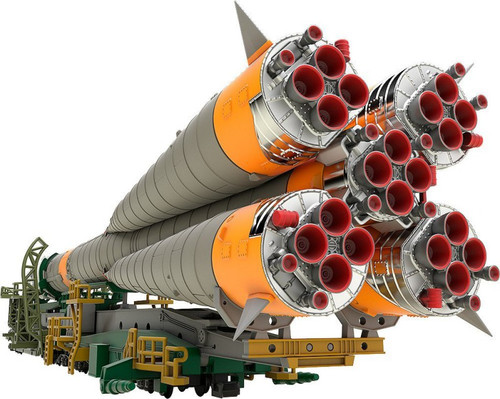 Good Smile Soyuz Rocket & Transport Train 1/150 Scale Plastic Model Kit