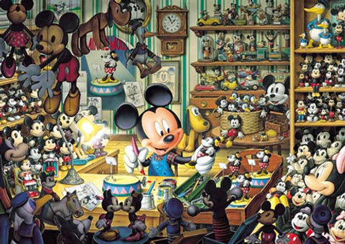Tenyo Japan Jigsaw Puzzle D-500-354 Disney Mickey Mouse (500 Pieces)