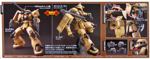 Bandai Gundam The Origin 019 MS-06CK ZAKU HALF CANNON 1/144 Scale Kit