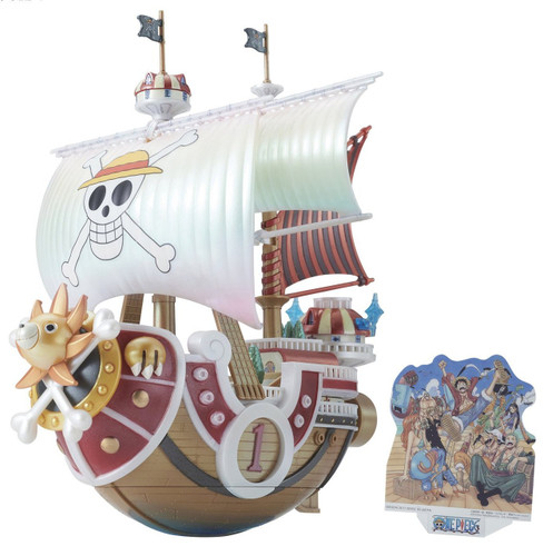 Bandai One Piece Grand Ship Collection 197713 Thousand Sunny Memorial Color Version Non-Scale Plastic Model Kit