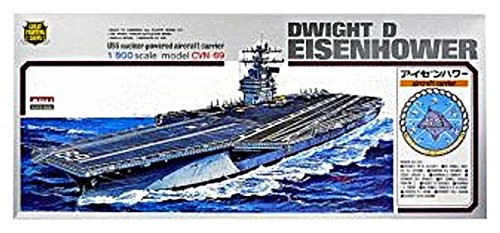 Arii-05 618059 USS Aircraft Carrier Dwight D Eisenhower CVN-69 1/800 Scale Kit (Microace)