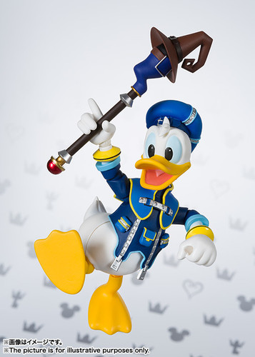 Bandai 208716 S.H. Figuarts Donald Duck Figure (Kingdom Hearts II)