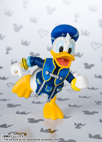 Bandai 208716 S.H. Figuarts Donald Duck Figure (Kingdom Hearts II)