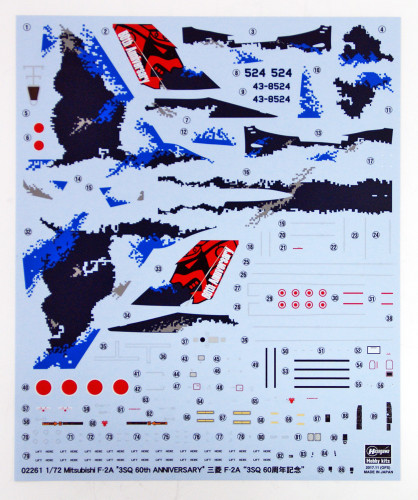 Hasegawa 02261 Mitsubishi F-2A "3SQ 60th Anniversary" 1/72 scale kit